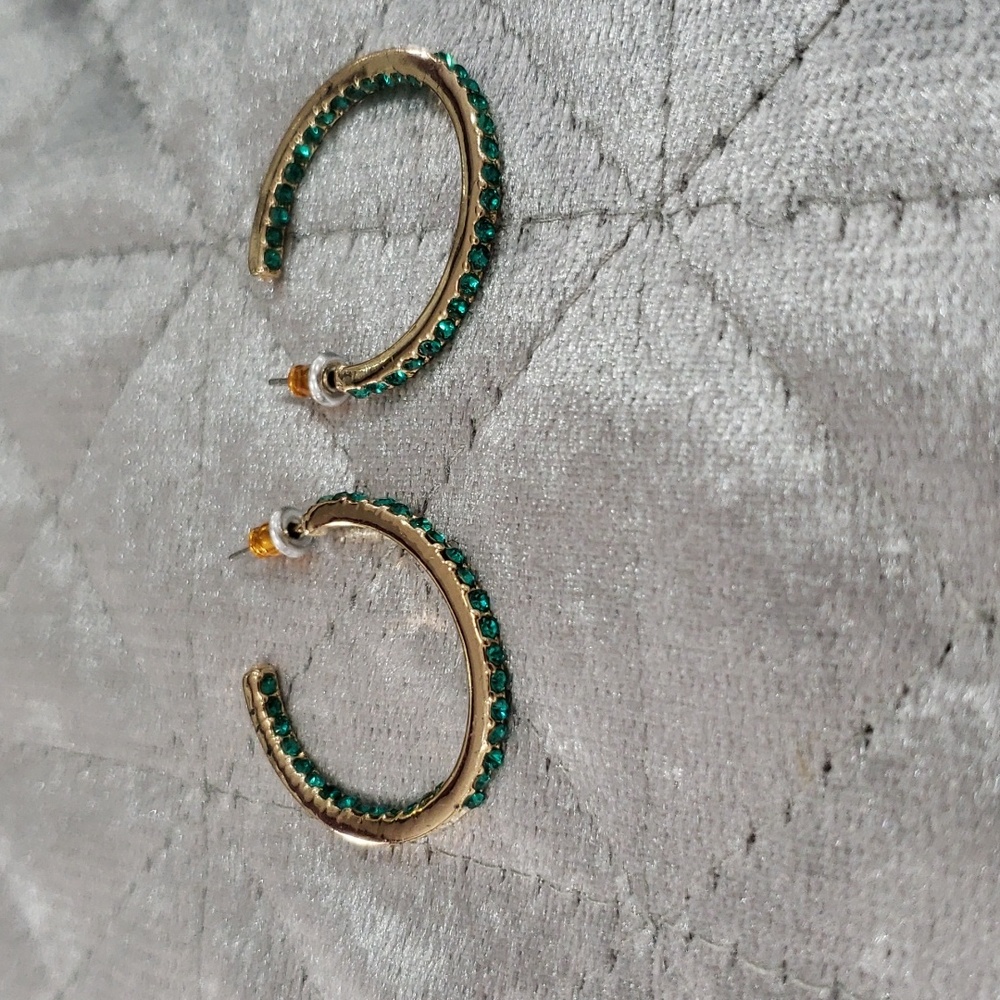 Gold earrings